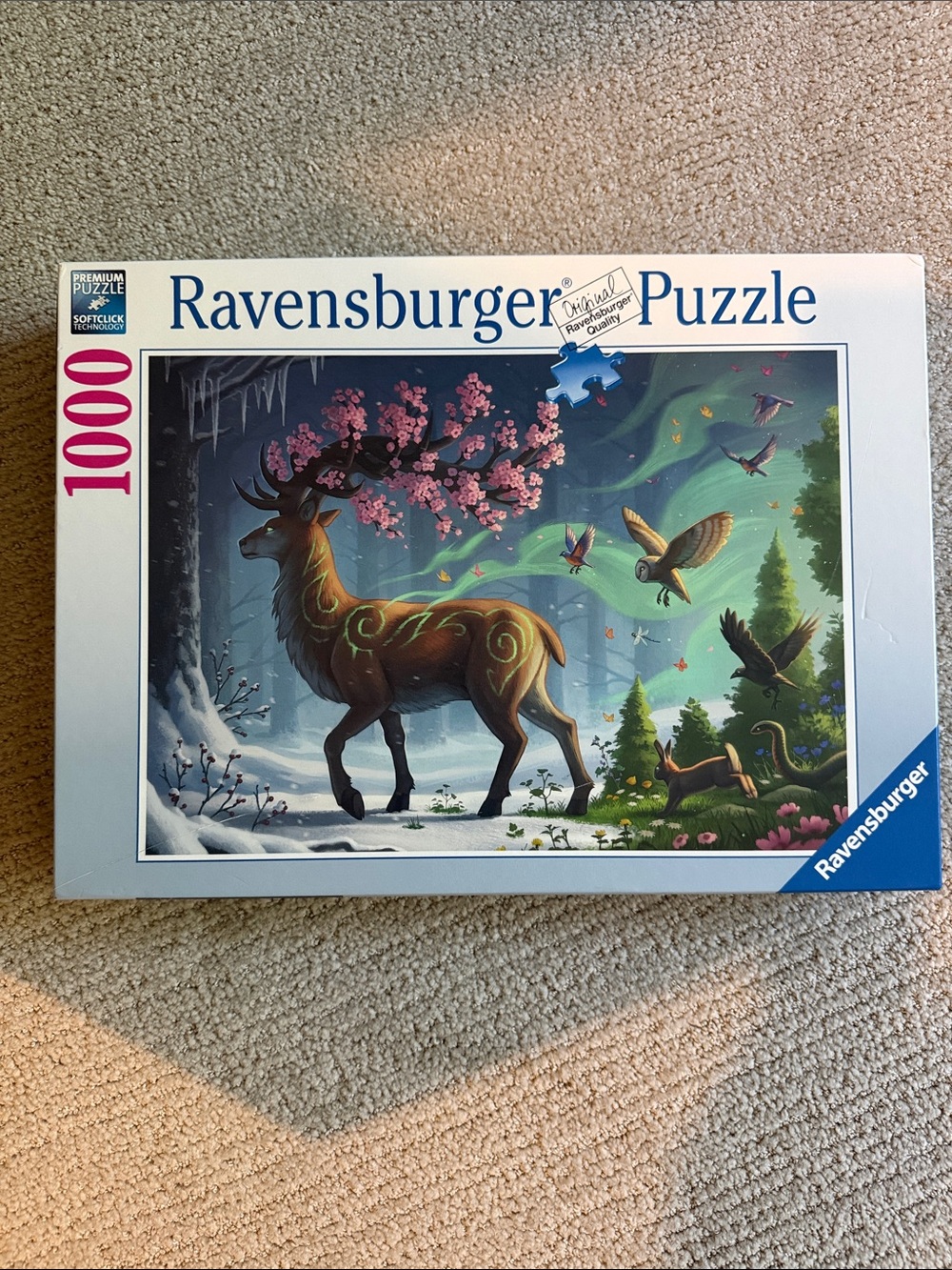 Ravensburger 1000-Piece Deer of Spring